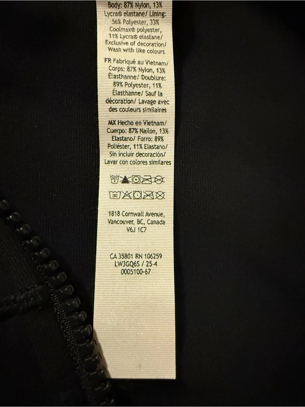 NEW Lululemon Define Jacket Black size 6